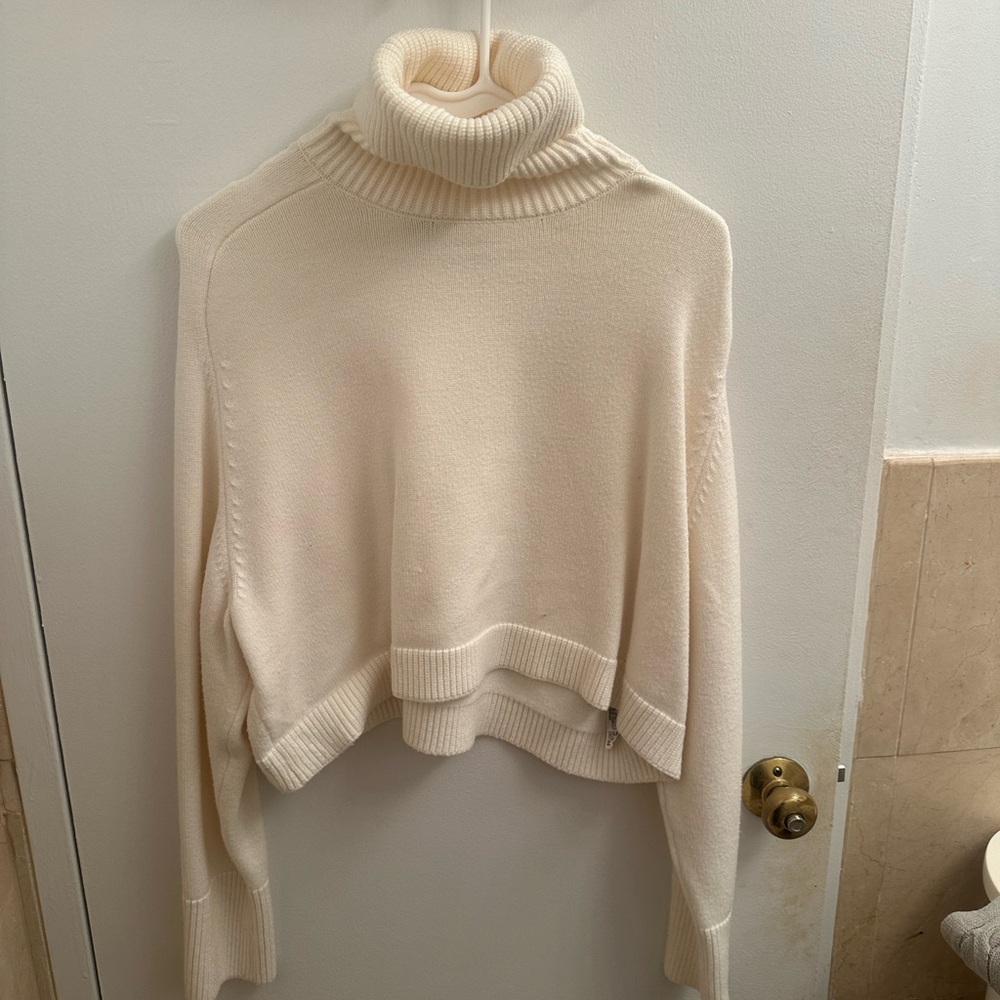 Zara Cream Cowl Neck Sweater
